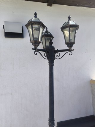5 Farolas Jardín 3 Brazos Clásica