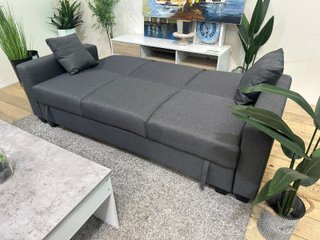 Sofá Cama Gris 210cm Antimanchas