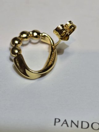 Pendientes Pandora Oro y Perla cultivada