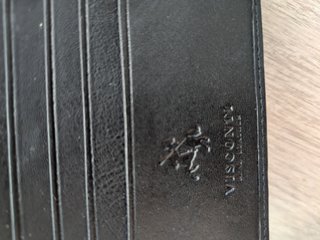 Cartera Visconti Piel Negra Nueva