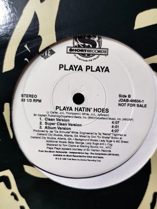 Vinilo Rap Too Short ft. Pimp C - Playa Hatin' Hoe
