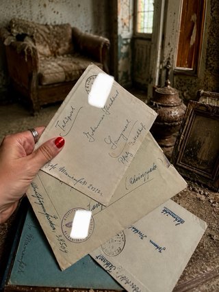 Lettere Tedesche WWII con scrigno