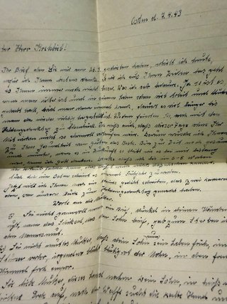 Lettere Tedesche WWII con scrigno