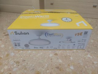 2 Ventiladores de Techo DC con Luz LED Astro L y M