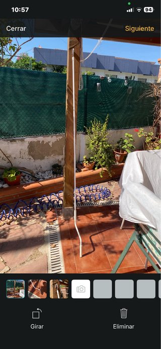 Manivela para toldo de metal y plástico
