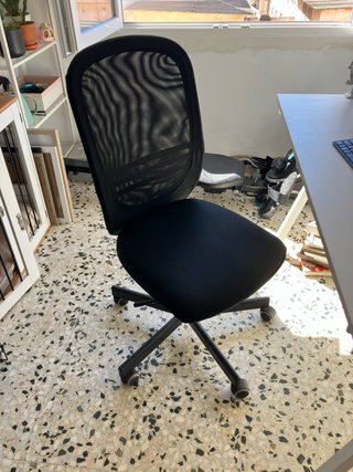 Silla de oficina Ikea Flintan Negra