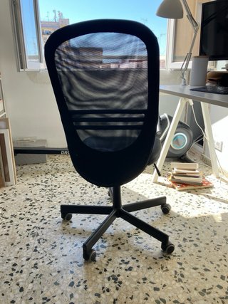Silla de oficina Ikea Flintan Negra