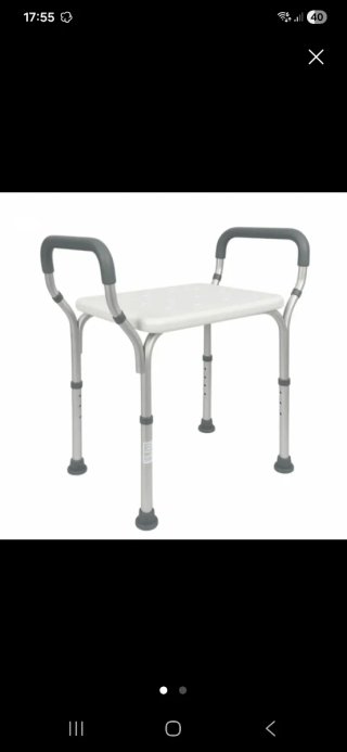 Silla de ducha con brazos