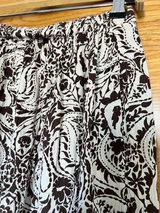 Pantalón fluido estampado Stradivarius NUEVO XS