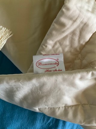 Coppia Federe Cuscino Trapuntate Biancomoda