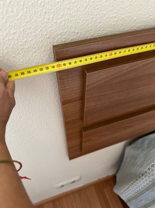 Cabeceros de madera color nogal