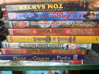 Lote DVDs Cine Infantil y Juvenil Español