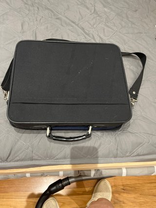 Maletín para portátil negro
