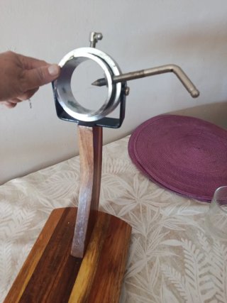 Soporte Jamonero Madera y Metal