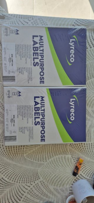 Etiquetas Multiuso Lyreco A4 100 uds
