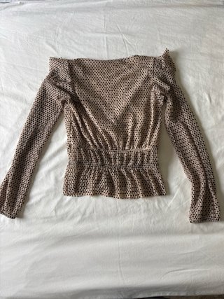 Blusa lunares Mango talla S