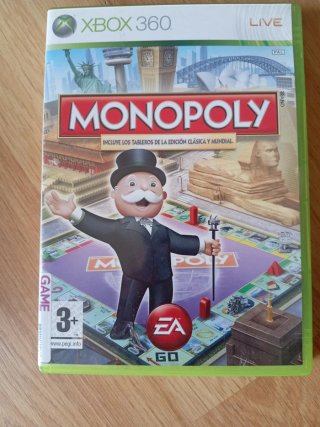Xbox 360 Juego Monopoly Edición Clásica y Mundial
