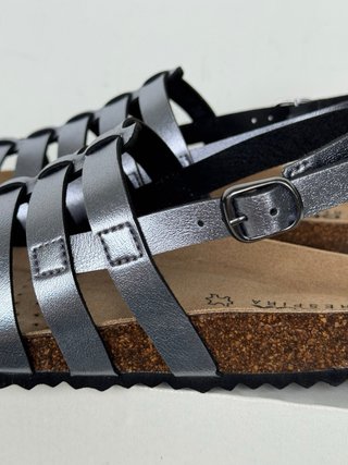 Sandalias Geox Plata Talla 38 nuevas