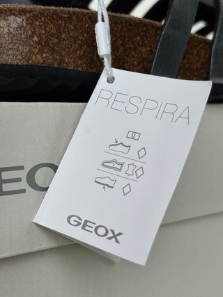 Sandalias Geox Plata Talla 38 nuevas