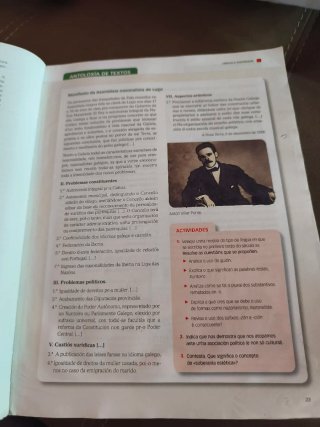 Lingua e literatura, 2 Bacharelato