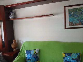 Mesa de comedor de madera + mesa auxiliar