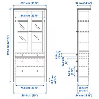 Vitrina IKEA Hemnes