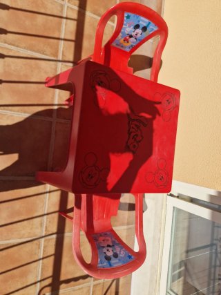 Mesa y Silla Infantil Mickey Mouse