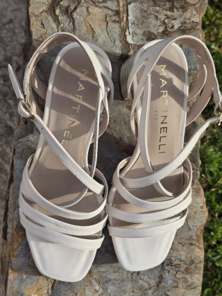 Sandalias Martinelli Blancas Talla 37 Nuevas