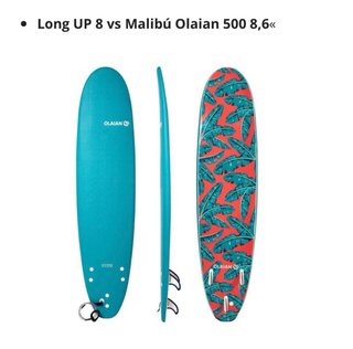 Tabla de surf OLAIAN Malibu 8,6 pies