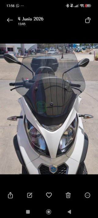 Piaggio MP3 LT ABS Blanca.
