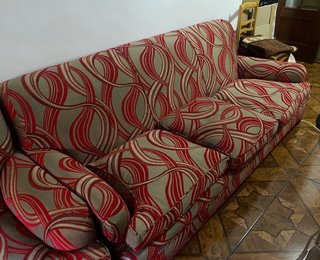 Juego de sillones de tela