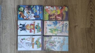 13 Películas VHS Animación (Español)