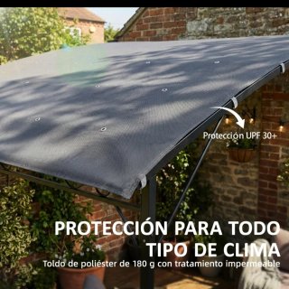 Pérgola de pared 2,8x3,8m