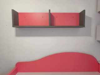 Dormitorio juvenil de 2 camas 90x190 y más muebles