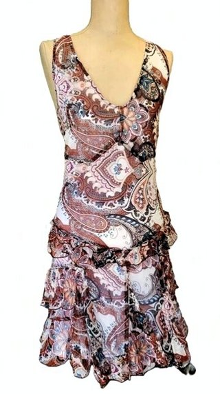 Abito VINTAGE 2000 Germano Zama Boho-Chic Tg. M