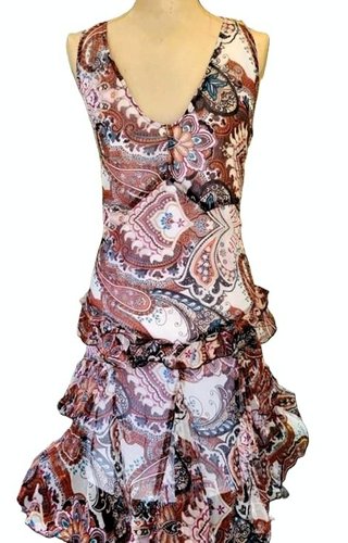 Abito VINTAGE 2000 Germano Zama Boho-Chic Tg. M