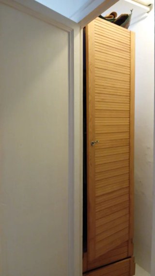 Armario madera 1 puerta 2 cajones