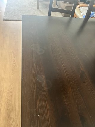 Conjunto de mesa grande comedor con 6 sillas.