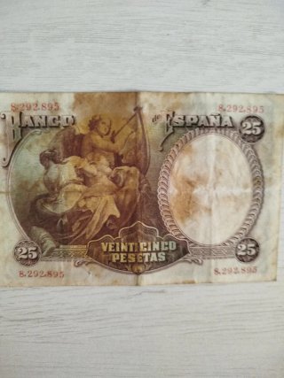 Billete 25 Pesetas Banco de España 1931