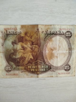 Billete 25 Pesetas Banco de España 1931