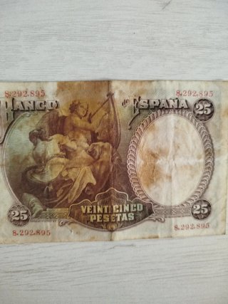 Billete 25 Pesetas Banco de España 1931