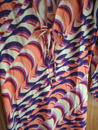 Vestido Enfasis Talla M. Estampado