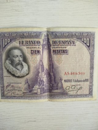Billete 100 Pesetas Banco de España 1928
