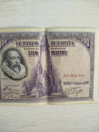Billete 100 Pesetas Banco de España 1928