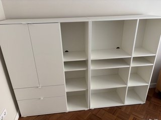 Mueble de almacenaje blanco x 2 (junto o separado)