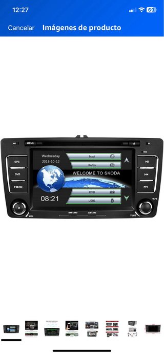 Sistema Multimedia Coche Skoda Octavia