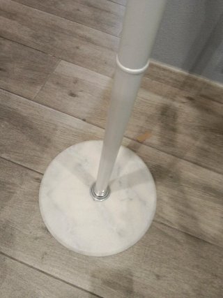 Perchero de pie madera y mármol