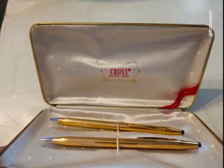 Set Vintage Bolígrafo y Portaminas Cross