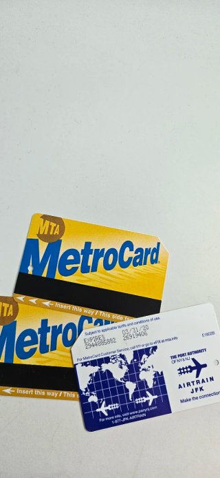 MetroCard MTA NY AirTrain JFK
