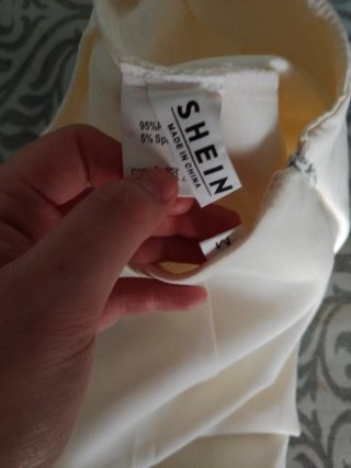Falda pantalón Shein blanca